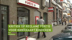 Fortis mikt op kinderen met bankkaart