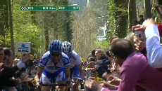 Stijn Devolder bij Michel Wuyts na de Ronde van Vlaanderen