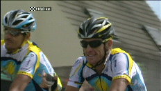 Lance Armstrong bekroont comeback met podium in Tour