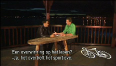 Alberto Contador bij Lieven aan tafel