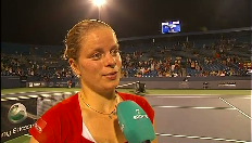 reactie Kim Clijsters en Marion Bartoli (Frans)