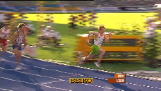 Verslag van de finale van de 4x400m