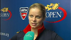 Reactie Kim Clijsters na de wedstrijd tegen Koetoezova