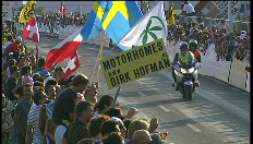Laatste kilometer van het WK wielrennen