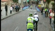 Vuelta: Laatste kilometer 18e rit