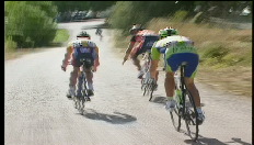 Vuelta: Laatste kilometer van de negende etappe