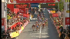 Vuelta: Laatste kilometer van de 11e rit