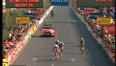 Vuelta: Laatste kilometer van de 10e rit