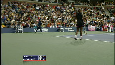 Scheldtirade van Serena Williams na voetfout