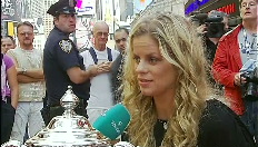 Inge Van Meensel sprak met Kim Clijsters een dag na haar zege