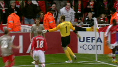 Verslag van Arsenal - Standard