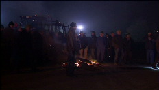 Varkensboeren hebben toegang slachthuis geblokkeerd