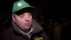 Varkensboeren hebben toegang slachthuis geblokkeerd