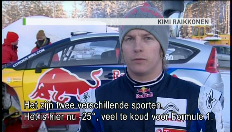 Kimi Räikkönen doet het nu in de rallysport