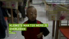 Kleinste mens ter wereld overleden