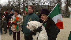 St Patrick's Day Parade in Brussels