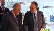 "King visits De Morgen"