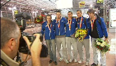 Nos vice-champions du 4X400m sont de retour!
