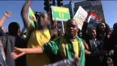 Grote parade voor Zuid-Afrikaanse ploeg