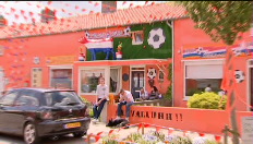 Nederlandse straten kleuren oranje