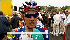Startinterviews voor de zesde rit