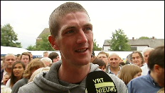 Jurgen Van den Broeck gevierd in Morkhoven