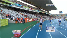 Halve finale van Duerinck op de 400m horden