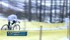Lars Boom verrast op sneeuw in Zolder in 2010