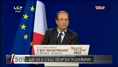 François Hollande citeert de foute Shakespeare
