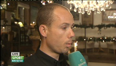 Michel Wuyts praat met Belgisch kampioen Sven Nys