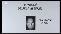 Man Bijt Hond herdenkt verjaardag van Jan Wauters