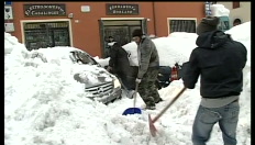Doden door overvloedige sneeuw in Zuid-Italië