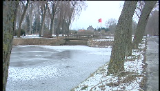 Patinage interdit sur le canal de Damme