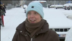 Antwerpen kreeg de eerste sneeuw