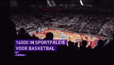 Recordaantal basketfans in Sportpaleis