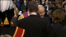 Albert en Paola betuigen hun medeleven