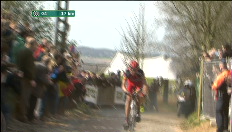 Boonen, Pozzato en Ballan gaan ervandoor