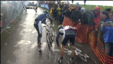 Probleem voor Valverde op de Côte de La Redoute