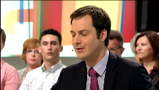 Open VLD-voorzitter De Croo licht vernieuwing toe