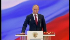 Poetin legt eed af als Russisch president