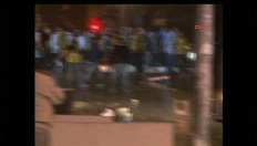 Voetbalrellen in Istanbul (ruwe beelden)