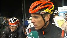 Philippe Gilbert voor de start van het BK