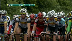 Het peloton doet het kalmpjes aan
