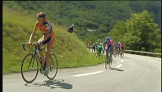 Michael Rasmussen wint in La Toussuire in 2006
