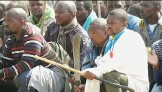 Stakers in Zuid-Afrika geven strijd niet op