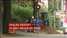 Gemeentelijk rampenplan in Rode wegens een gaslek