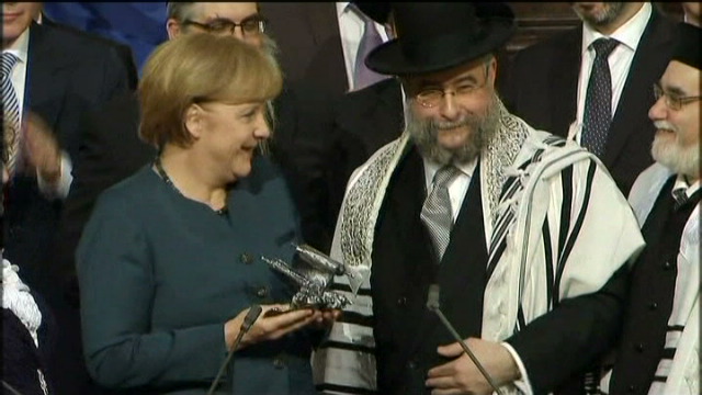 Bundeskanzlerin in Synagoge