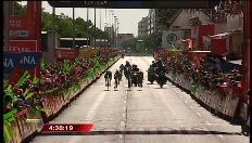 Vuelta: Laatste kilometer van de zesde rit