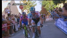 Vuelta: Laatste kilometers van de achtste rit