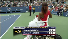 Williams tegen de umpire: "Kijk me niet aan!"
